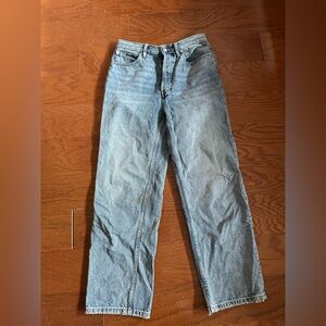 Everlane Light Blue High-Rise Straight Jeans